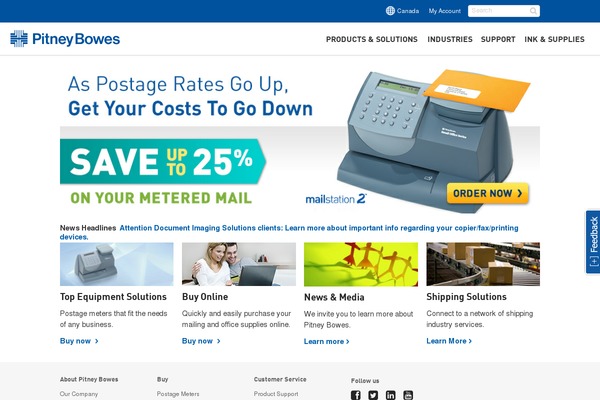 pitneybowes theme websites examples