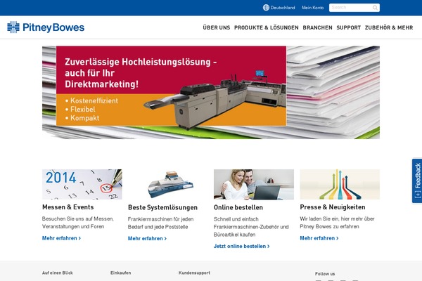 pitneybowes.de site used Pitneybowes