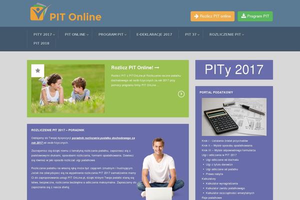 pitonline.pl site used Wp-techdesk