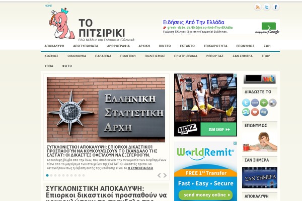 pitsirikidotnet.gr site used Upper