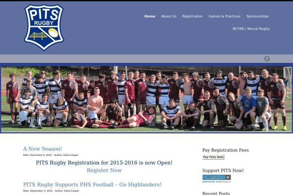 pitsrugby.com site used Celestial - Lite