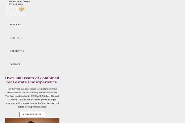 WordPress website example screenshot