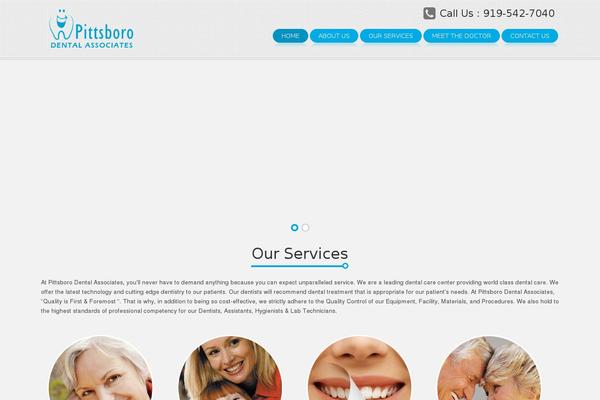 WordPress website example screenshot
