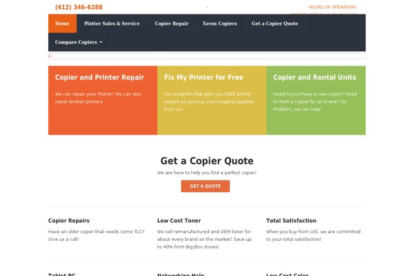 WordPress website example screenshot