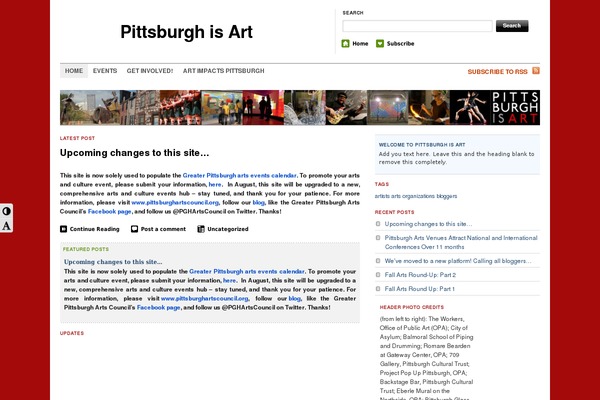 WordPress website example screenshot