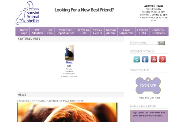 pittsfieldanimals.org site used Sonsini