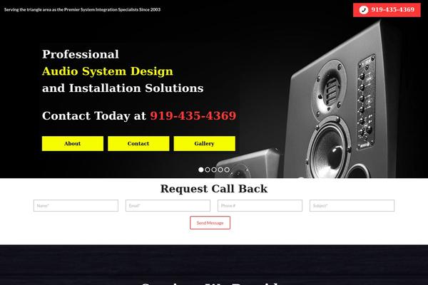 WordPress website example screenshot