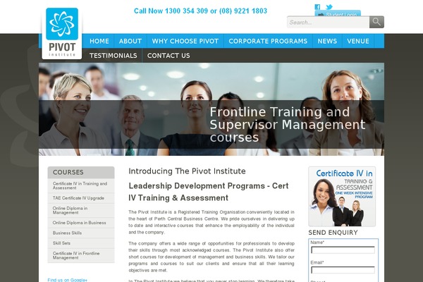 pivotinstitute.com.au site used Pivot
