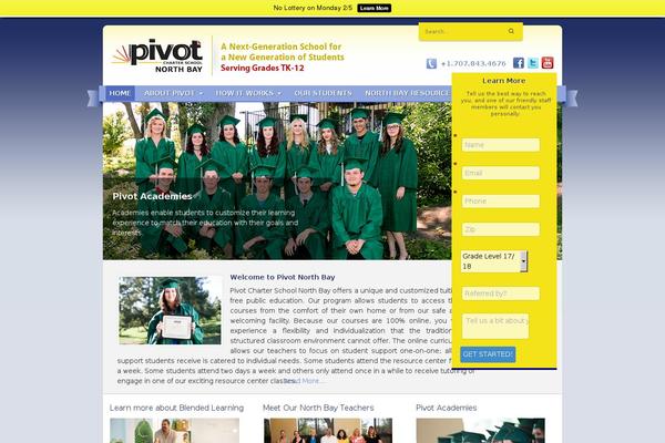 pivotnorthbay.com site used Newcanvas