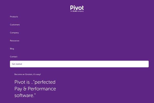 Pivot theme site design template sample