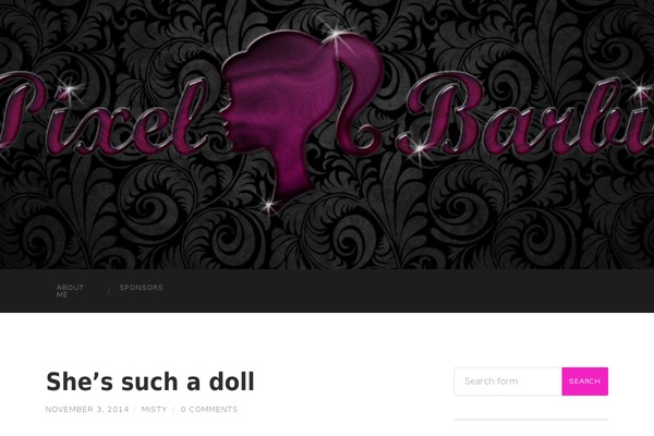 pixelbarbie.com site used Hemingway