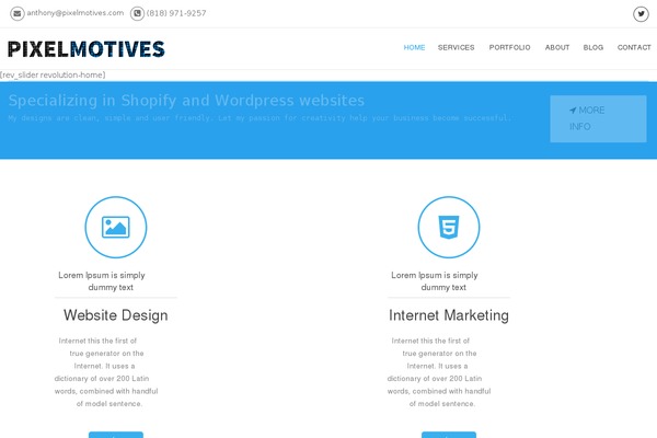 Liwo theme site design template sample