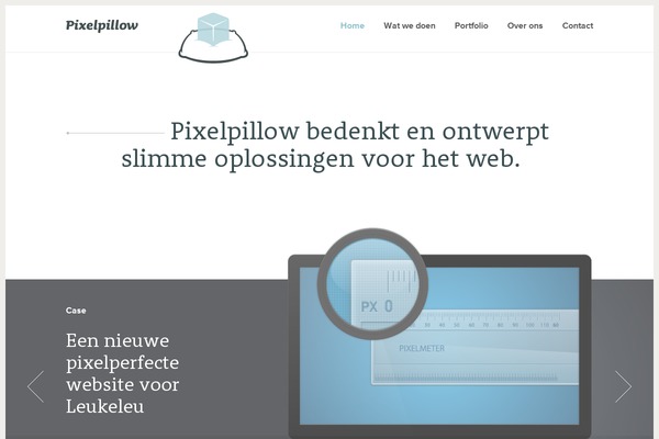 pixelpillow.nl site used Pixelpillow