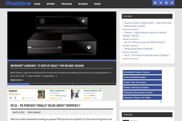 Dynamic News Lite theme site design template sample