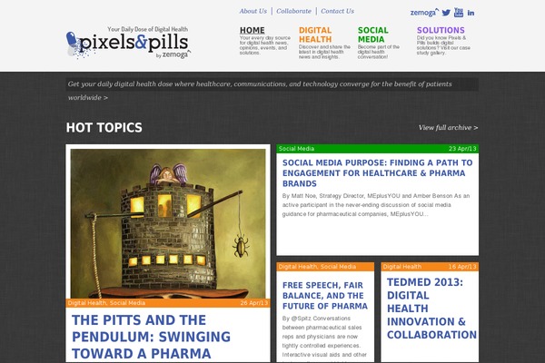 pixelsandpills.com site used Pixelsandpills
