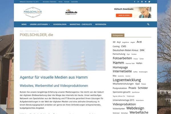 Newspaper theme site design template sample
