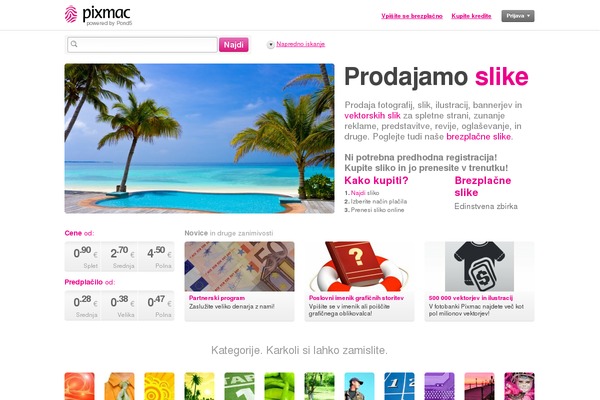 pixmac.si site used Pixmac