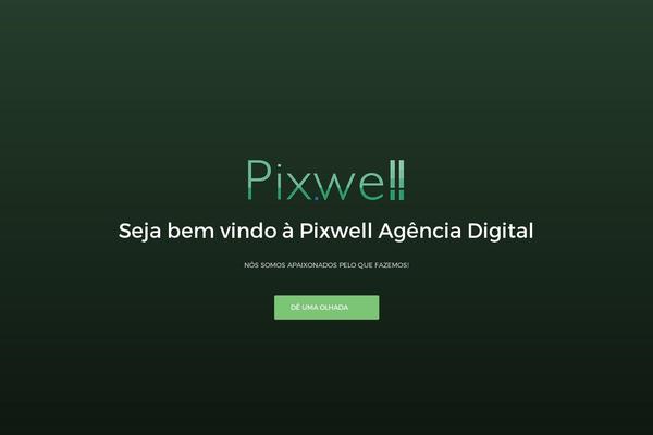 Pixwell theme site design template sample