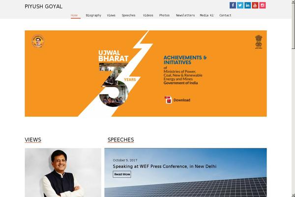 piyushgoyal.in site used Dydone