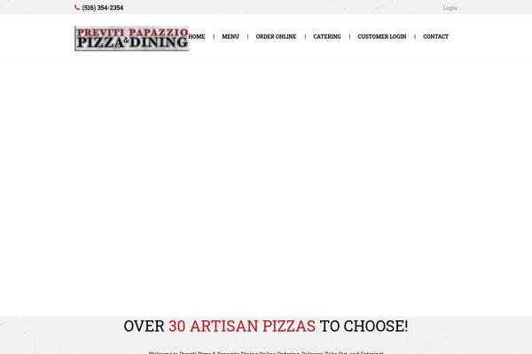 pizzaanddining.com site used Fooddy-child