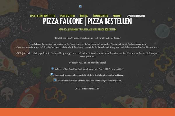 pizzafalcone.ch site used Pizza-restaurant