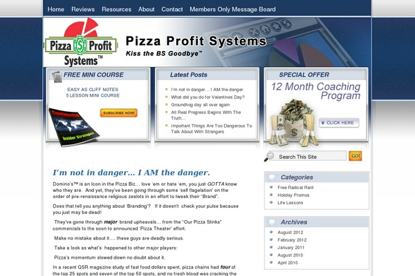 pizzaprofitsystems.com site used Multiple_streams_theme