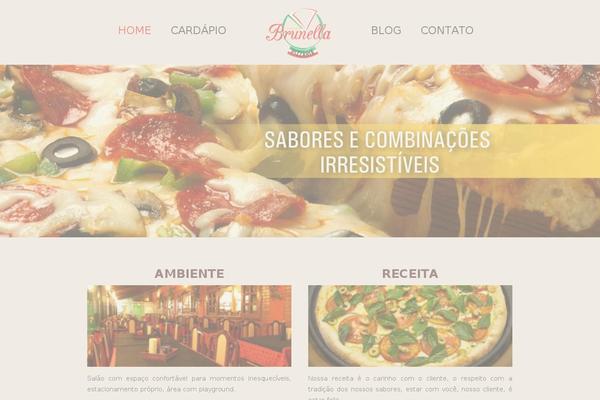 pizzariabrunella.com.br site used Cafeteria