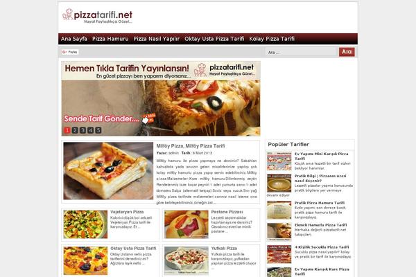 pizzatarifi.net site used Pizzatarifi