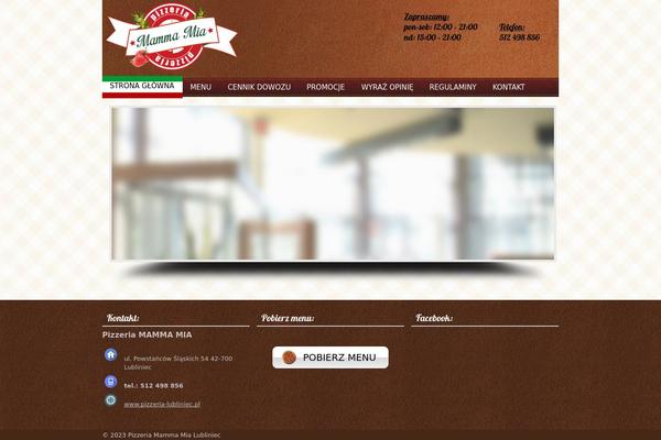 pizzeria-lubliniec.pl site used Mammamia