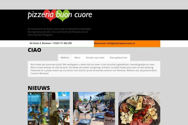 pizzeriabuoncuore.nl site used Golife-child-theme