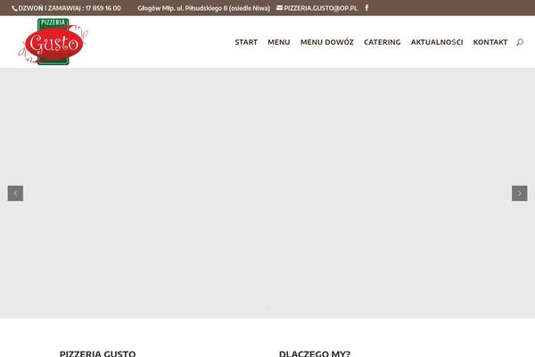 Divi theme site design template sample