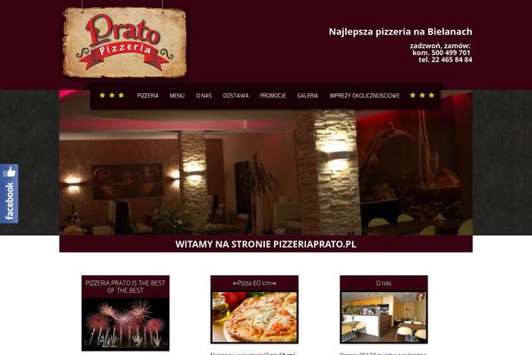 pizzeriaprato.pl site used Restauracja