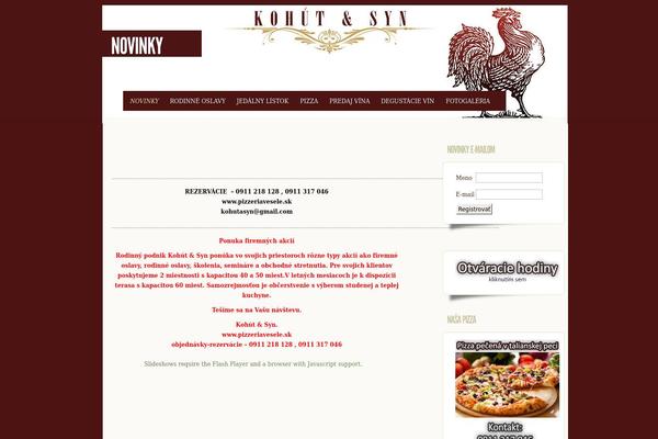 pizzeriavesele.sk site used Novyy