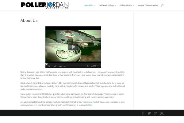 Divi theme site design template sample
