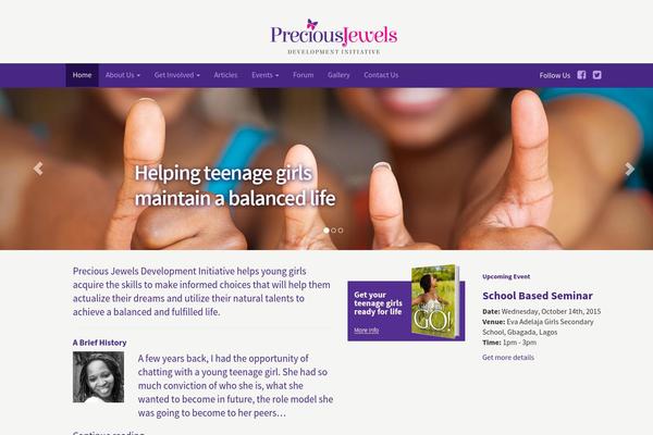 pjdi.org site used Precious_jewels_theme