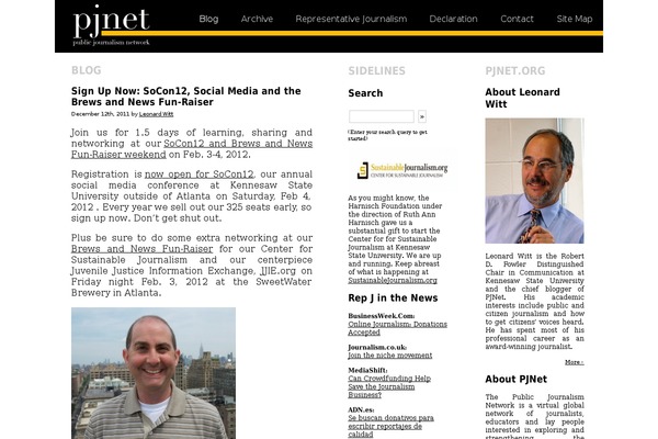 WordPress website example screenshot