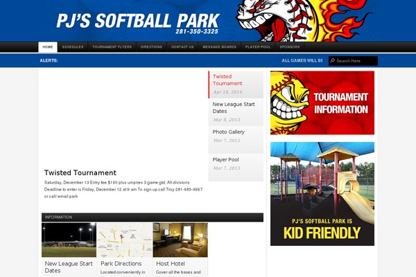 pjssoftballpark.com site used News