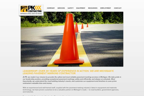 pkcontracting.com site used Pk
