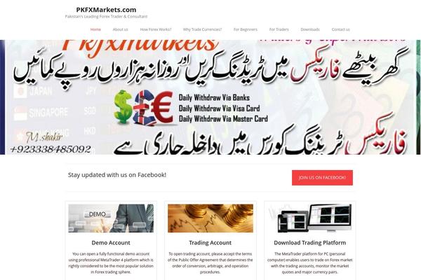 pkfxmarkets.com site used Minamaze