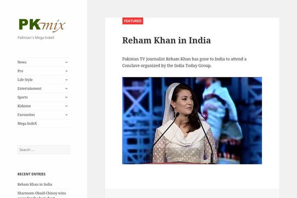 Twenty Fifteen theme site design template sample