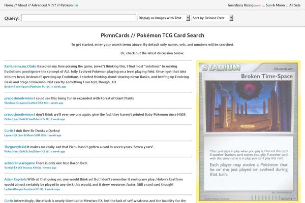pkmncards.com site used Pkmncards-2021