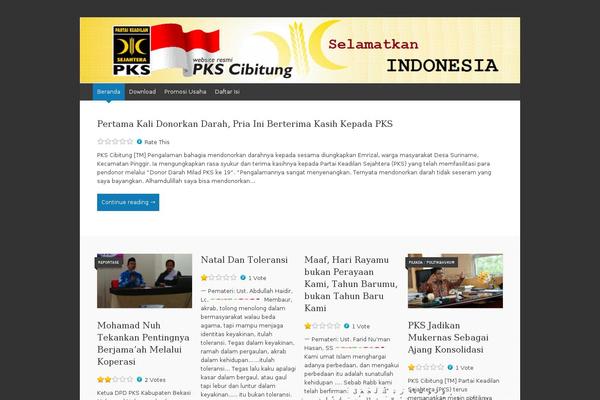 WordPress website example screenshot