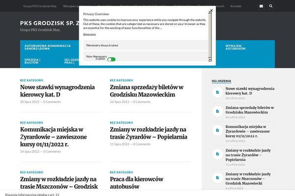 pksgrodzisk.com.pl site used Rowling