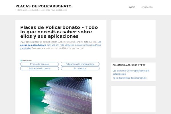 placasdepolicarbonato.org site used Placasdepolicarbonato