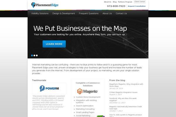 WordPress website example screenshot
