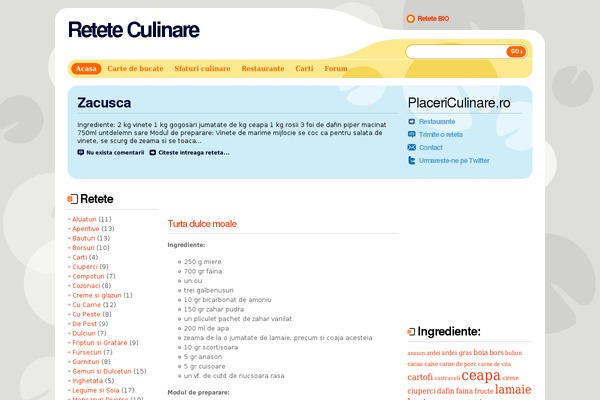 placericulinare.ro site used Placeri-culinare