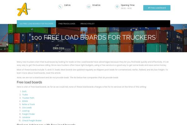 Transportex theme site design template sample