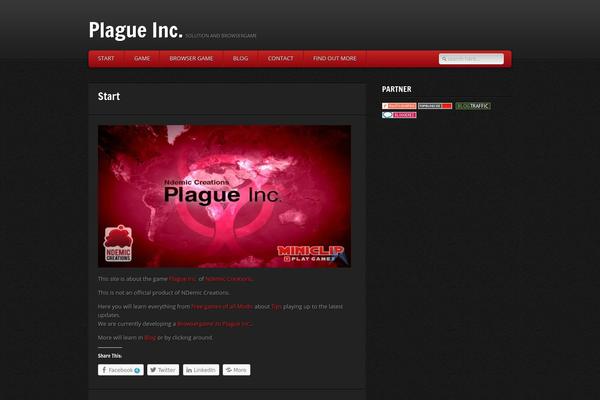 GamePress theme site design template sample