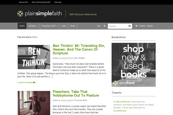 WordPress website example screenshot