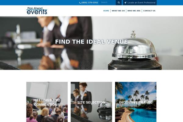 planaheadevents.com site used Plan-ahead-events
